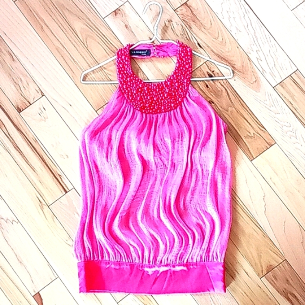 NWOT Le. copain, open back Chiffon and S